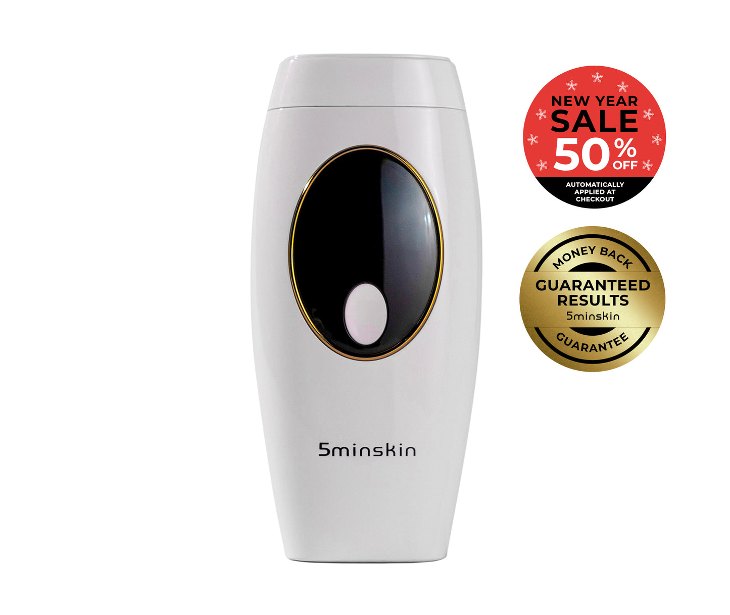 5MINSKIN AT-HOME LASER HAIR REMOVAL HANDSET - 50% OFF NEW YEAR SALE