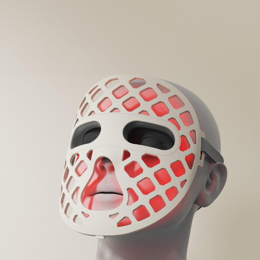 Masque LED pour le visage et sérum à l'acide hyaluronique